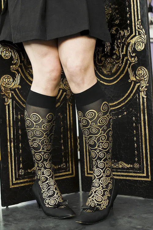 Polonova Klimt Spiral Trouser Socks