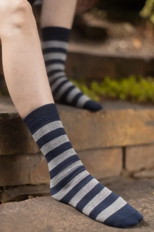 Preppy Striped Tube Socks