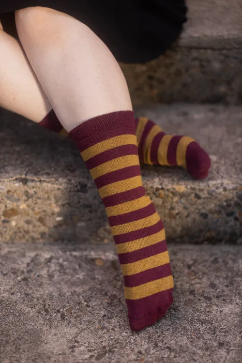 Preppy Striped Tube Socks