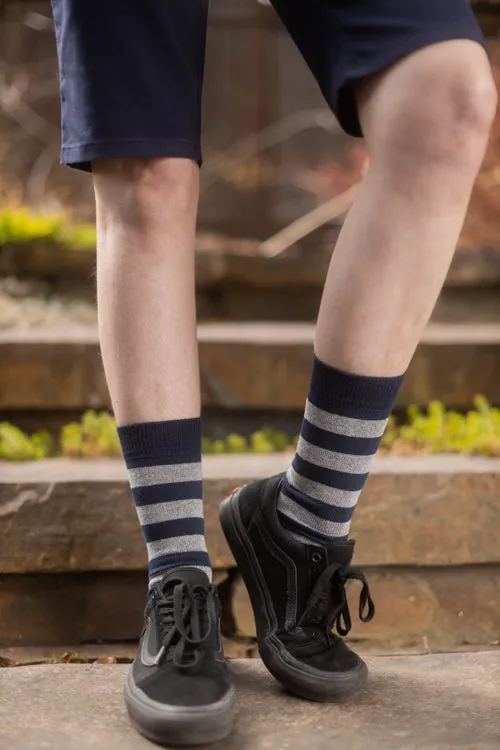 Preppy Striped Tube Socks