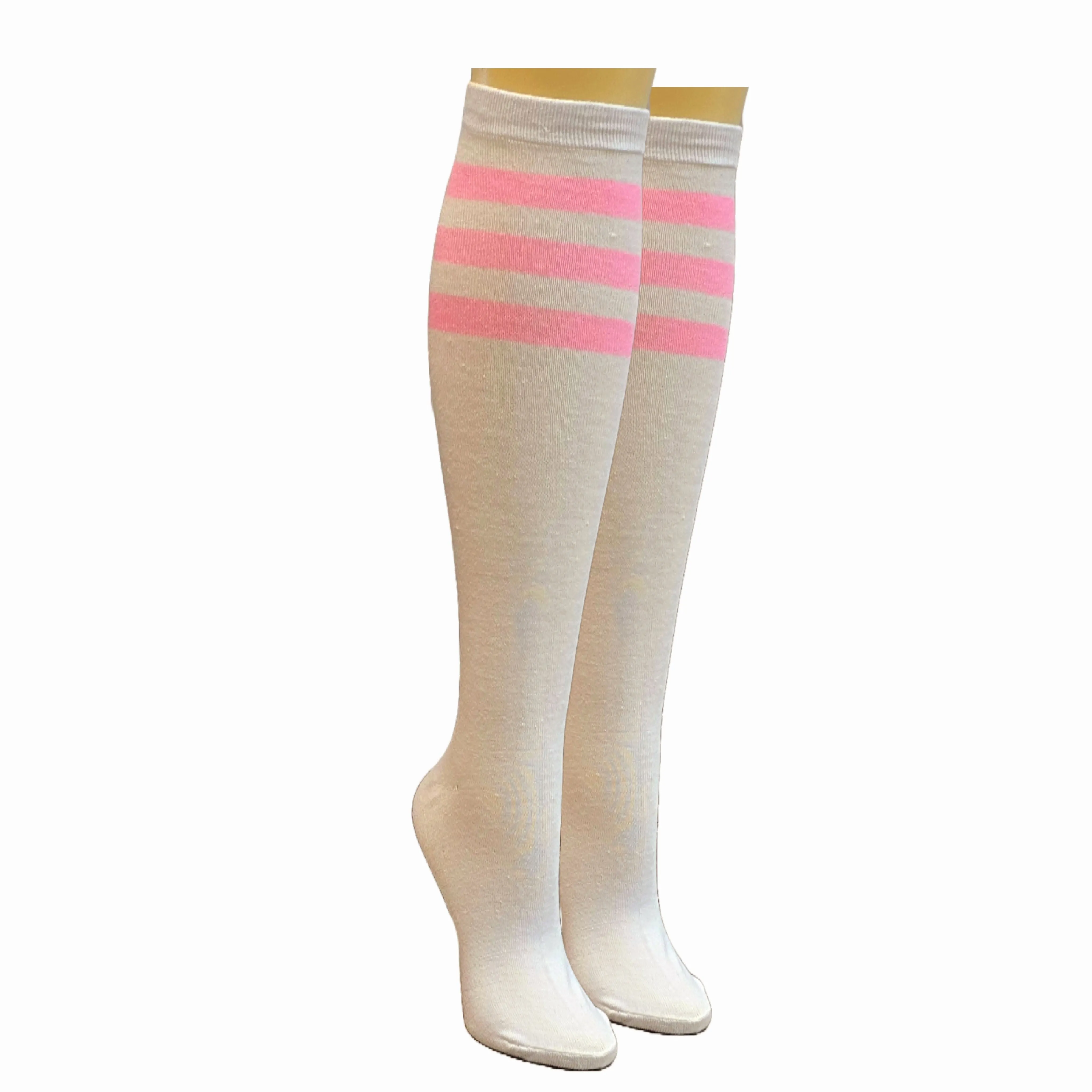 Retro Stripe Pattern Socks (Knee High)