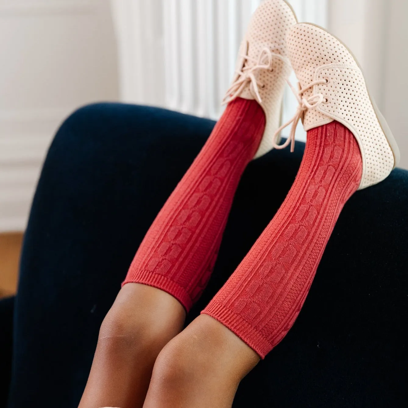 Sequoia Cable Knit Knee High Socks 3-Pack