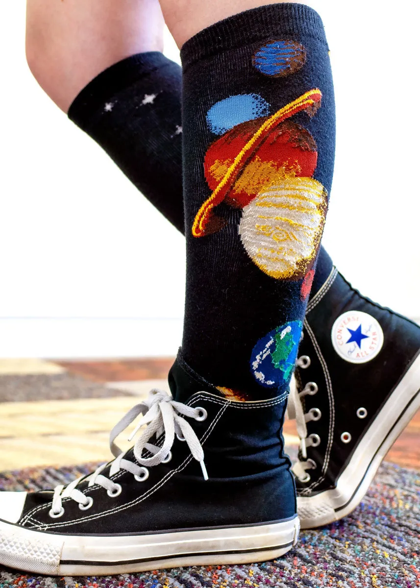 Solar System Knee Socks