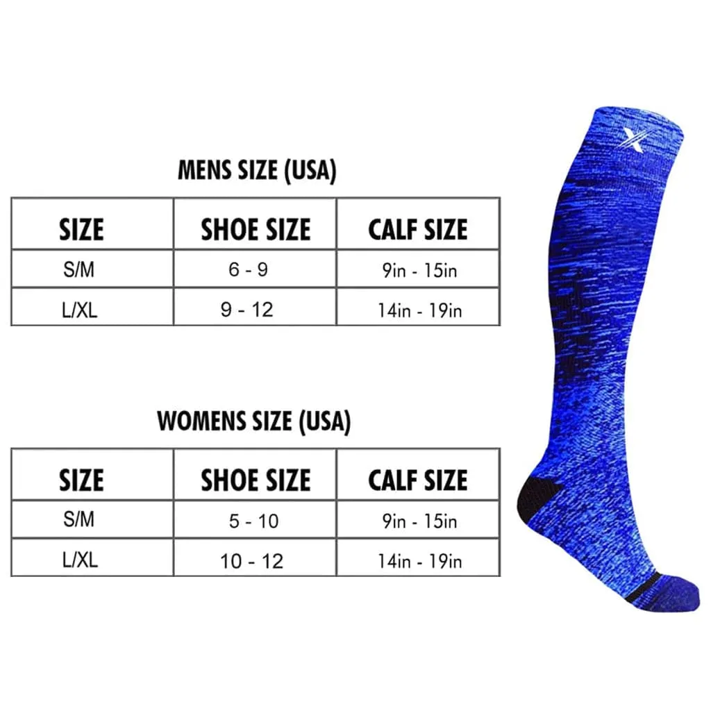 Space Dye Compression Socks (6-Pairs)