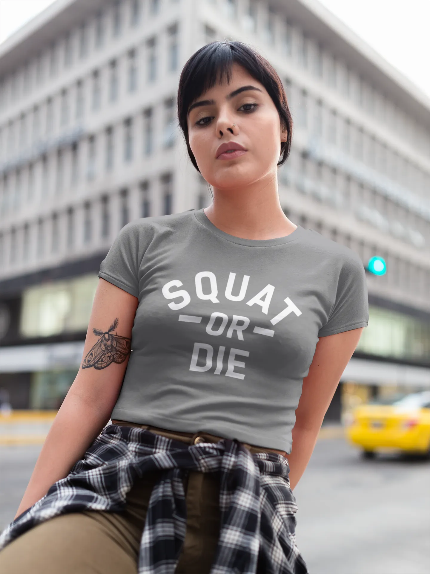 SQUATS OR DIE Crop Top