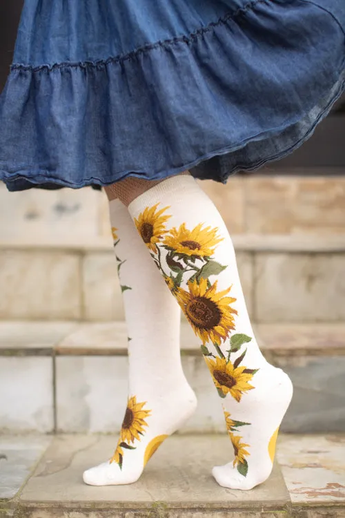 Sunflower Knee High