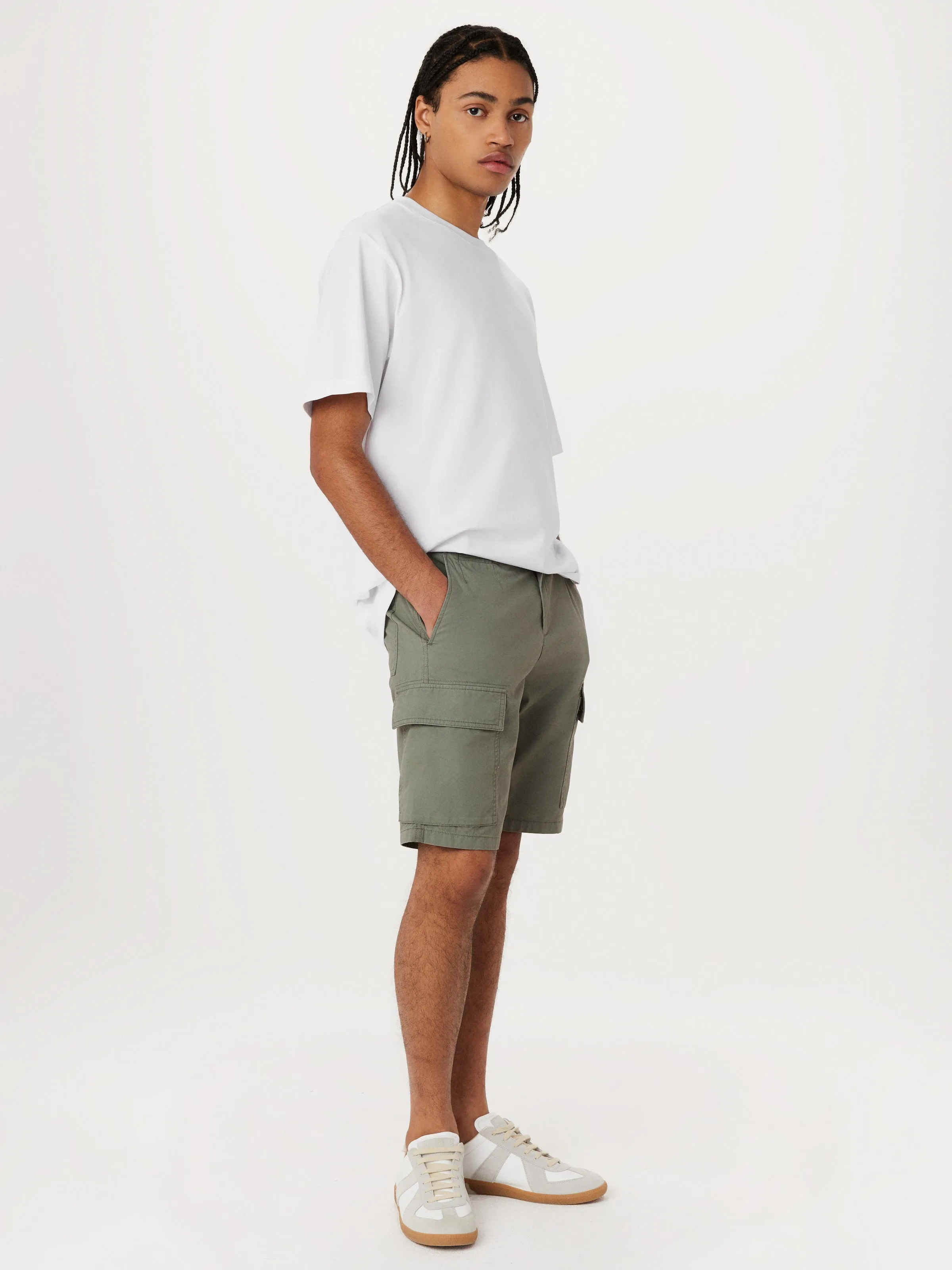 The Joey Cargo Short in Boreal Green