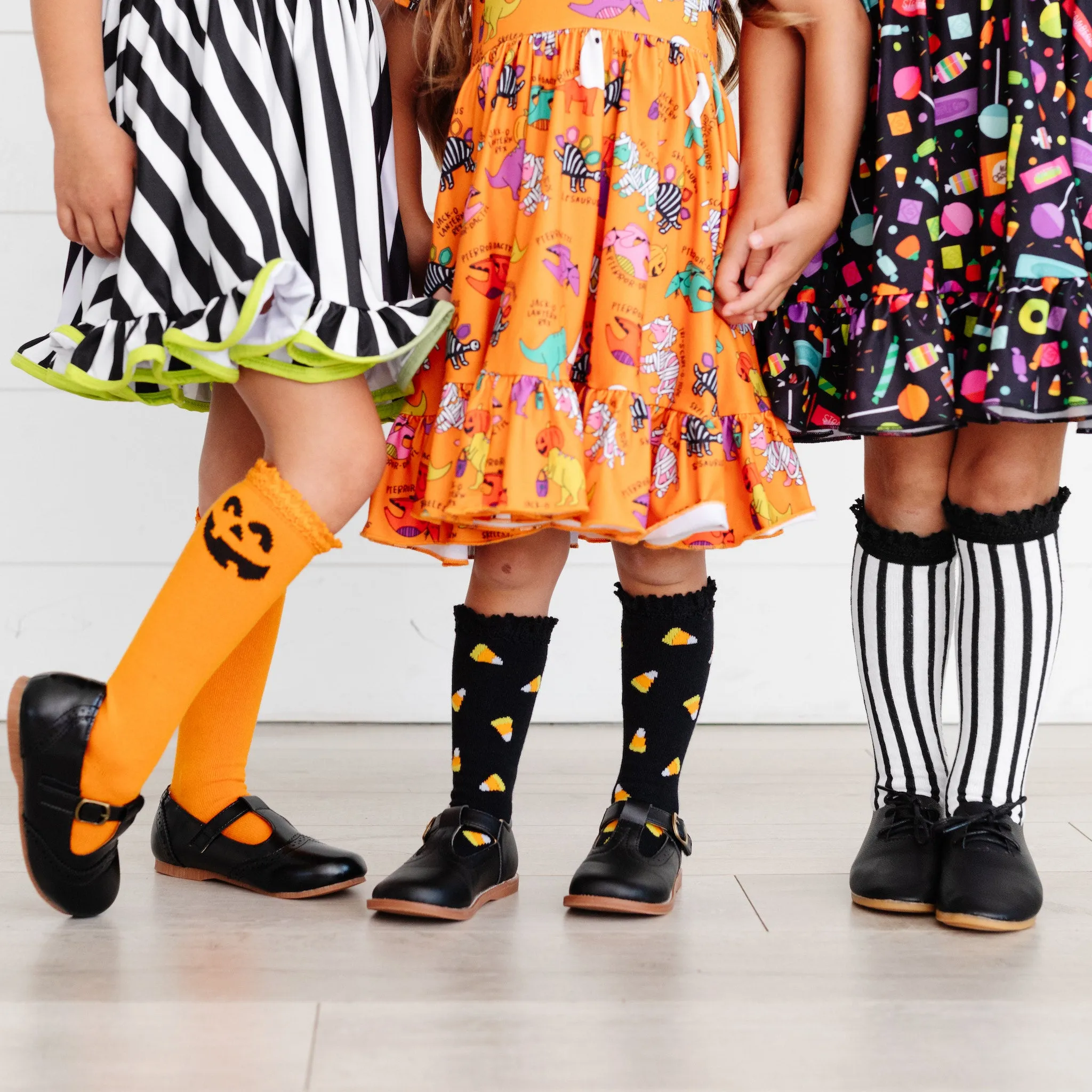 Trick-or-Treat Knee High Socks 3-Pack