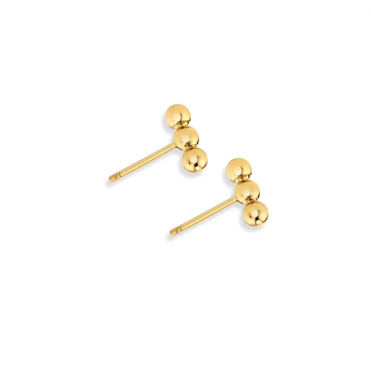 Triple Dot Stud Earrings