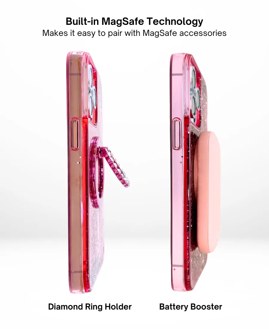 Ultimate Glitter MagSafe Set in Pink