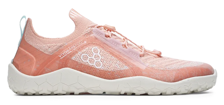 Vivobarefoot Women's Primus Trail Knit FG Peach Melba